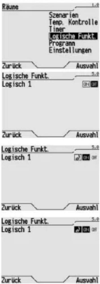 Gewiss GW12789VT - Aktivieren und Deaktivieren einer Logikfunktion - 1