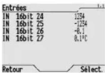Gewiss GW12789VT - EXEMPLES D'AFFICHAGES DES ENTREES - 3