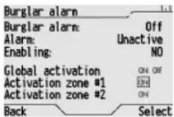 Gewiss GW12789VT - PARTIAL ARMING OF THE BURGLAR ALARM SYSTEM - 2
