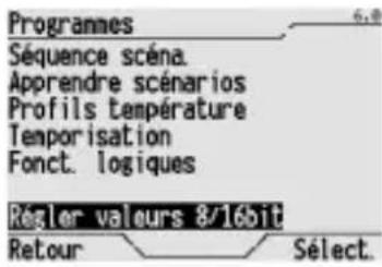 Gewiss GW12789VT - MODIFICATION DES VALEURS Å 8 ET 16 BIT - 1