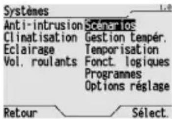 Gewiss GW12789VT - Activation d'un scenario ou d'un scenario séquence - 1