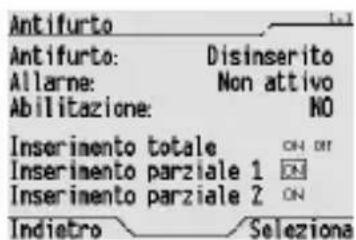 Gewiss GW12789VT - INSERIMENTO PARZIALE DELL'IMPIANTO ANTIFURTO - 2