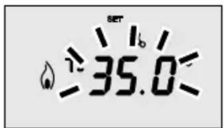Gewiss GW14701 - Programación del valor de la temperatura anticongelante/protección altas temperaturas - 1