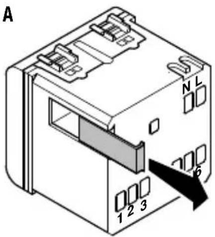 Gewiss GW14703 - Rimozione batteria - 1