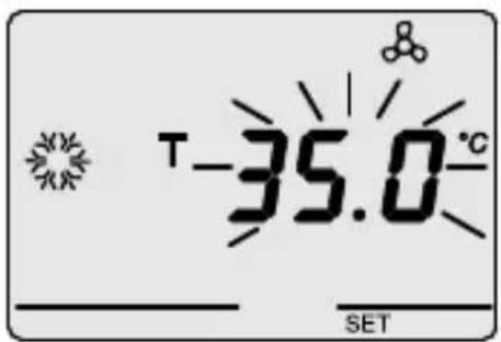 Gewiss GW14703 - Programmation de la valeur de la temperature antigel / protection haute temperatures - 1