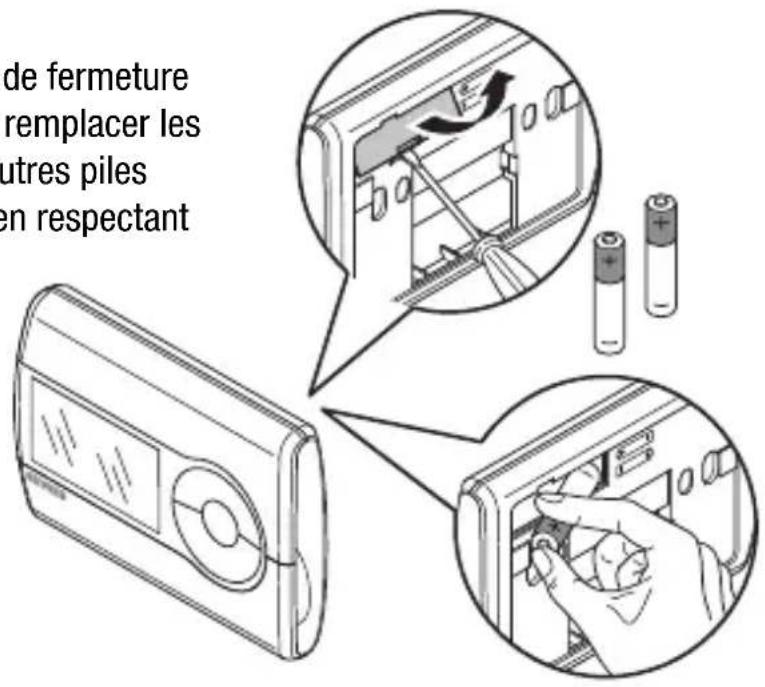 Gewiss GW14761 - Remplacement des piles - 3