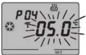 Gewiss GW14763 - P03climat - Programmation du Set-point T (climatisation) - 1