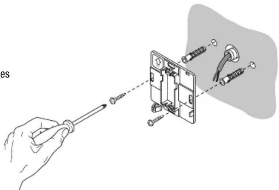 Gewiss GW14763 - Montage de la base de support - 1