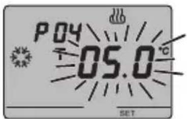 Gewiss GW14763 - P03cond - Set Point Setting (air conditioning) - 1