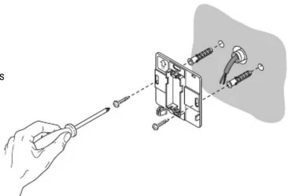 Gewiss GW14763 - Assembly of the support base - 1