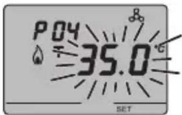 Gewiss GW14763 - P04heat - set frost-protect temperature value - 1