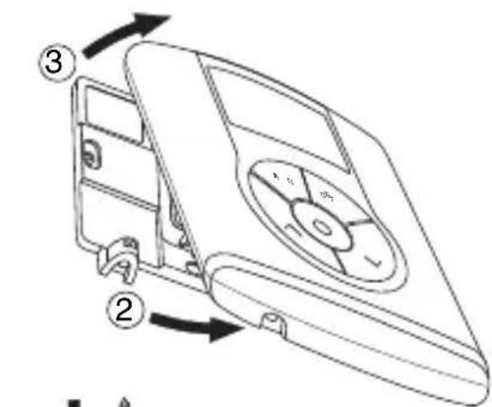 Gewiss GW14763 - Replacing the battery - 1