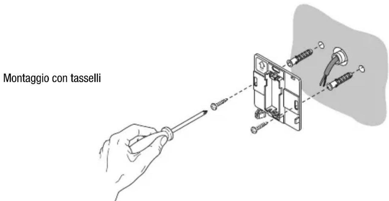Gewiss GW14763 - Montaggio della base di supporto - 1