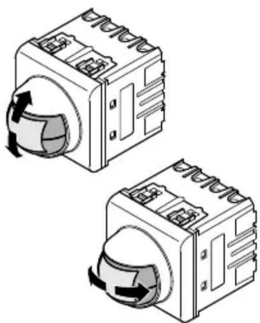 Gewiss GW14770 - Regolazione brandeggio - 1