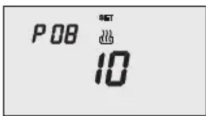 Gewiss GW14791 - P07 - Setting the proportional regulation differential value - 1