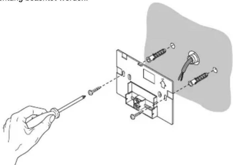 Gewiss GW14791 - Montage des Bediensockels - 2