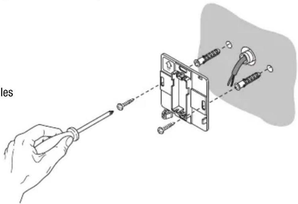 Gewiss GW14793 - Montage de la base de support - 1