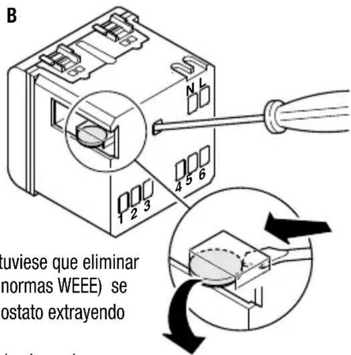 Gewiss GW20827 - Extracción bateria - 2