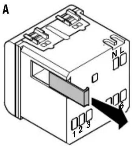 Gewiss GW20827 - Battery removal - 1