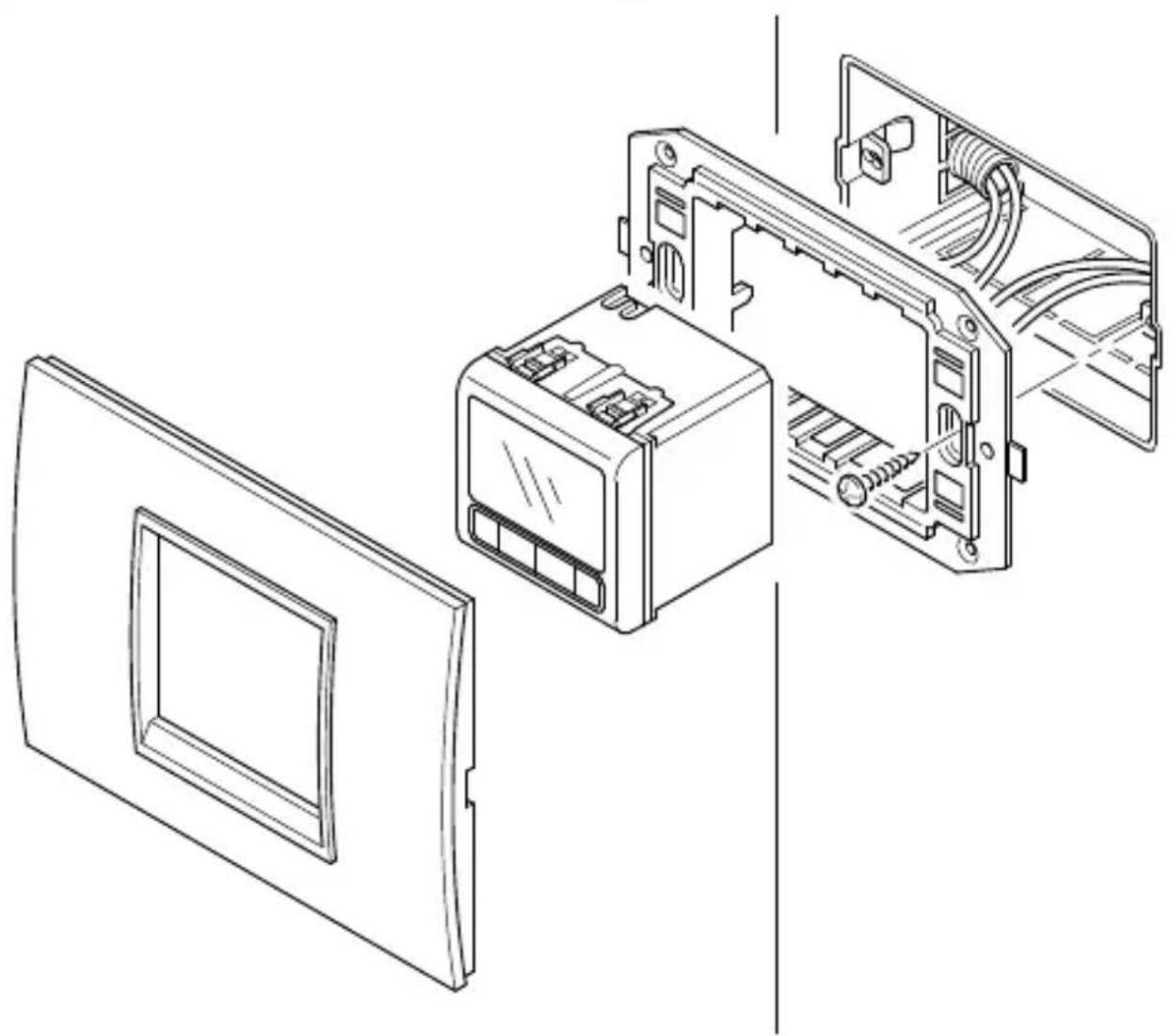 Gewiss GW20827 - Achtung: Alle eingestellten Parameter und kundenspezifisch gestaltete Programme werden gelöscht. - 1