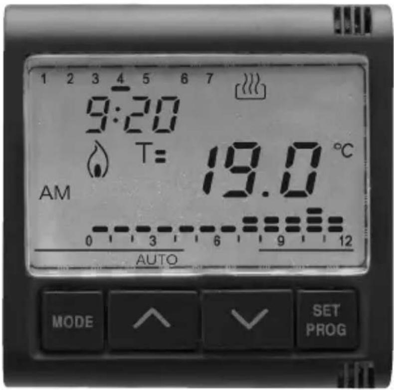 Gewiss GW20827 - CRONOTERMOSTATO A RELÉ DA INCASSO - 2