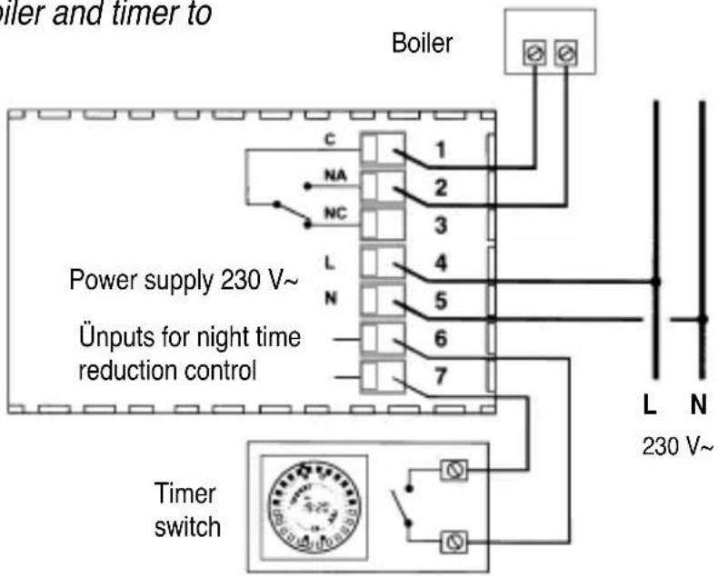 Gewiss GW20852 - Remote selection of "Comfort" or "Reduced" temperature - 2