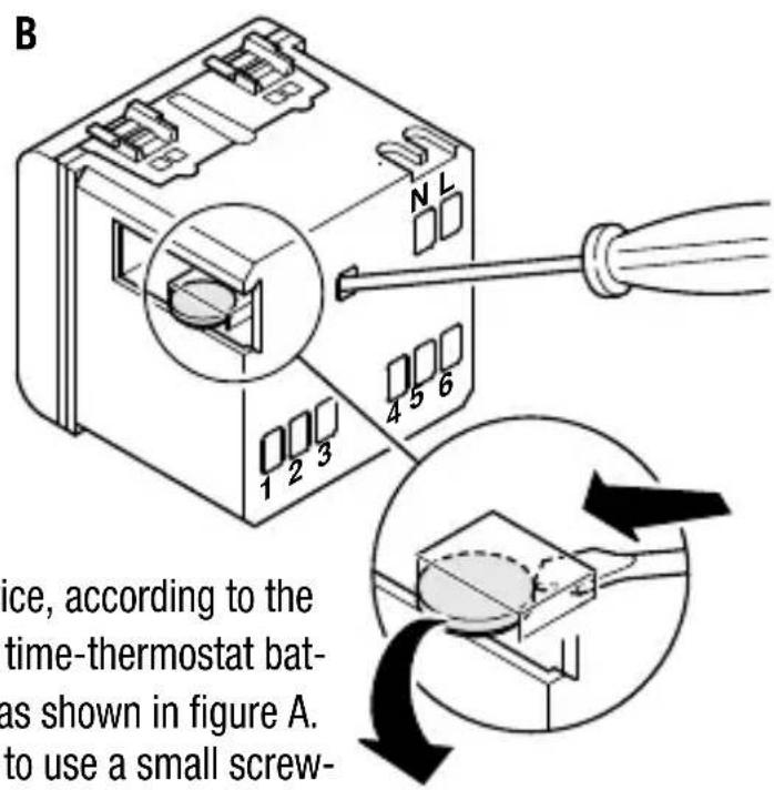 Gewiss GW21827 - Battery removal - 2