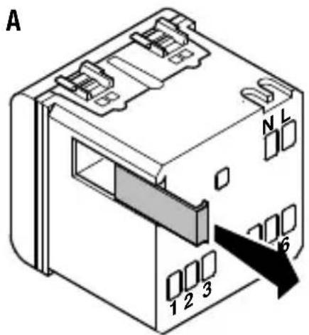 Gewiss GW21827 - Entfern der Batterie - 1