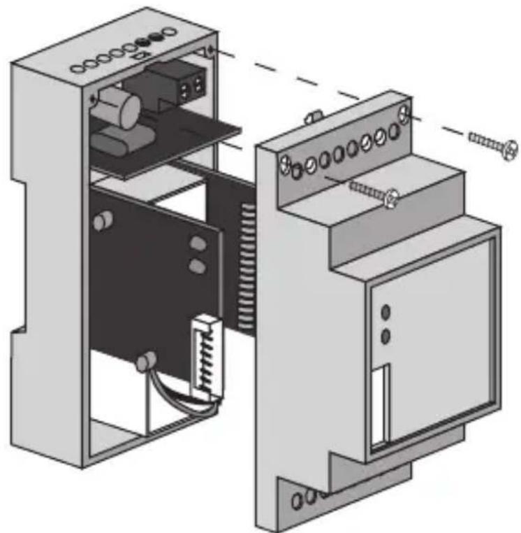 Gewiss GW90823 - Einsetzen der Batterie - 2