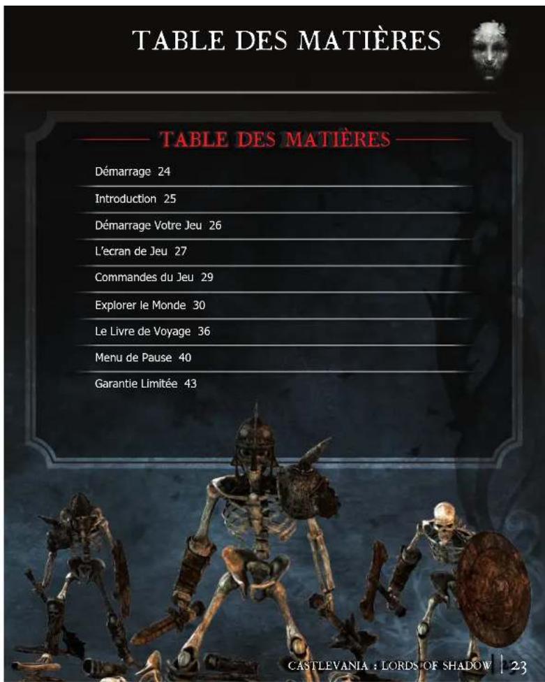 Konami Caslevania Lords Of Shadow (PS3) - UTILISATION DE VOTRE DISQUE DE JEU PS3TM - 1