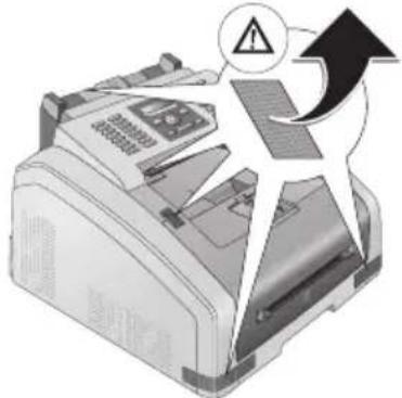 PHILIPS Laserfax LPF5135 - Retirez le matériel d'emballagesur l'ordinateil - 1
