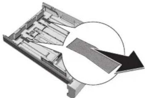 PHILIPS Laserfax LPF5135 - Retirez le matériel d'emballage de la cassette de papier - 4
