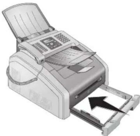 PHILIPS Laserfax LPF5135 - Remédier au bourrage papier dans la cassette à papier/ l'introduction de papier - 3
