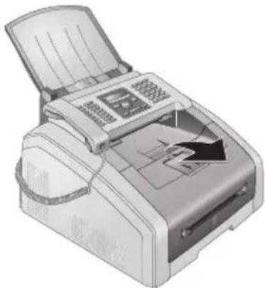 PHILIPS Laserfax LPF5135 - Remédier au bourrage papier dans l'unité d'impression - 1