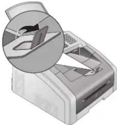 PHILIPS Laserfax LPF5135 - Ne pas utiliser l'arrêt papier avec du papier format légal - 1