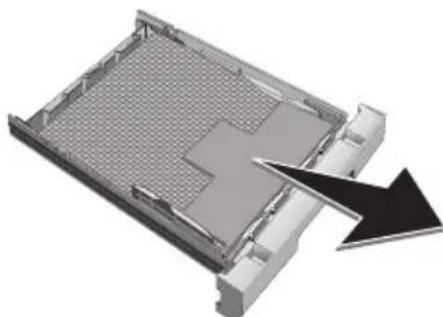 PHILIPS LaserFax LPF5125 - Retirez le matériel d'emballage de la cassette de papier - 2