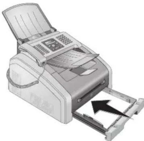 PHILIPS LaserFax LPF5125 - Remédier au bourrage papier dans la cassette à papier/ l'introduction de papier - 3