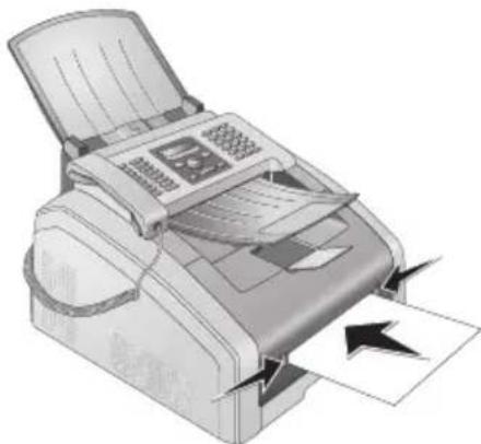 PHILIPS LaserFax LPF5125 - Placer le papier dans l'introduction de papier manuelle - 1