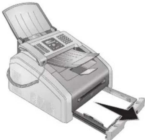PHILIPS LaserFax LPF5125 - Remédier au bourrage papier dans la cassette à papier/ l'introduction de papier - 1