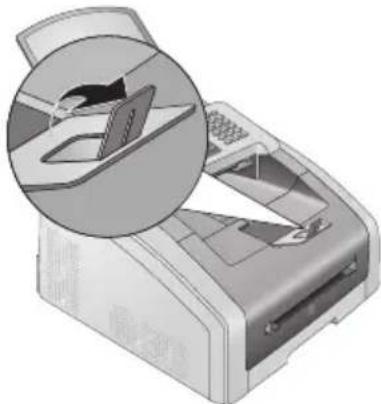 PHILIPS LaserFax LPF5125 - Ne pas utiliser l'arrêt papier avec du papier format légal - 1