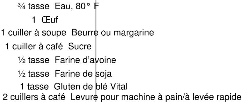 Focus Electrics 41400 - Pain de 1.5 livres (.68kg) INGREDIENTS - 1