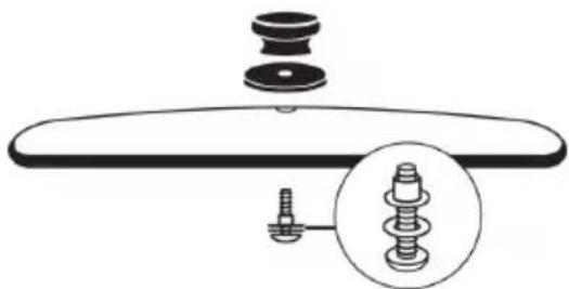 Focus Electrics 6111 - Assemble the Cover Knob: - 1