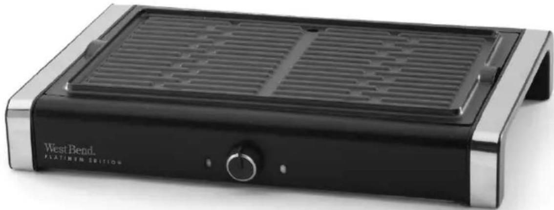 Focus Electrics 6125 - GRILL/PLANCHA PLATINUM EDITION™ - 1
