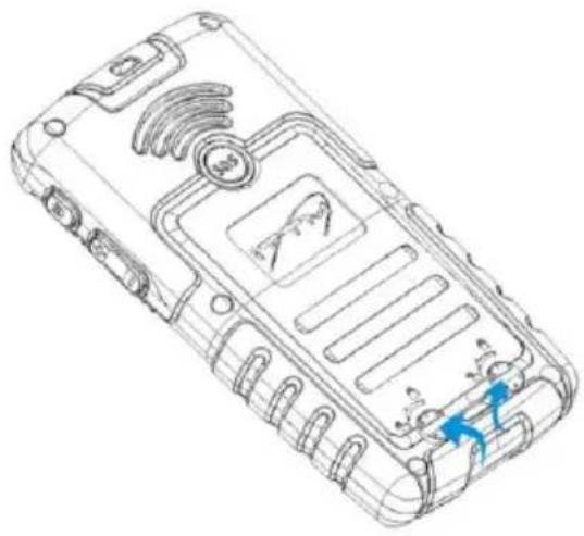 ITT Out Limits DSS - Désinstallation de la batterie - 1
