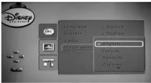 LEXIBOOK DVDP2DP - SETUP MENU (CONTINUED) - 1