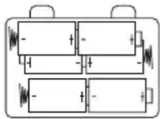 LEXIBOOK RCD102SP - Colocação das pilhas - 1