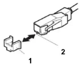 DUAL DT 210 USB - Retirer / Mettre la protection de l'aiguille - 1