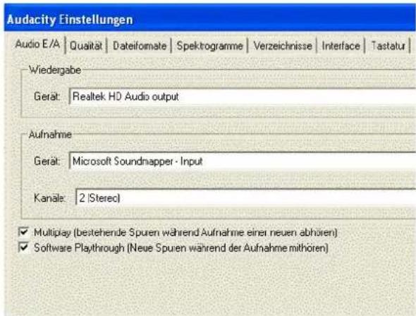 DUAL DT 210 USB - Configuration du logiciel - 1