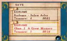 Konami Doctor Lautrec and the Forgotten Knights (Nintendo 3DS) - Saving - 1