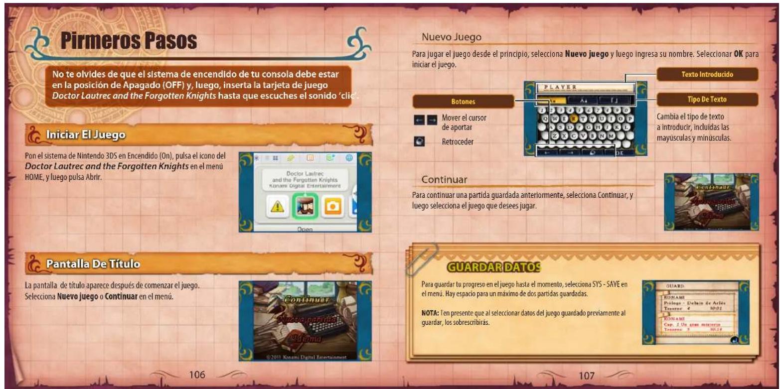 Konami Doctor Lautrec and the Forgotten Knights (Nintendo 3DS) - Haz frente a muchos retos para encontrar el tesoro Animatus. - 8